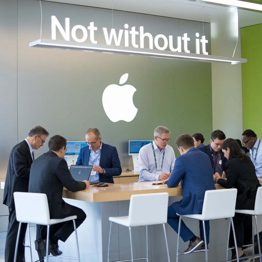 Not Without IT offers comprehensive support for Apple devices, helping businesses manage their IT infrastructure efficiently.