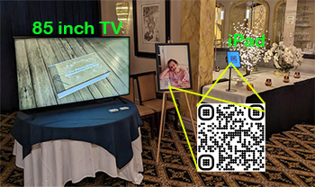 We design QR codes that make gravesites interactive, linking to a lifetime of memories stored online, from photos to personal anecdotes.